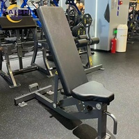 Banc multi-positions Kaishi HM-2009 avec cadre en acier inoxydable - Équipement de fitness commercial pour la musculation et les entraînements intenses