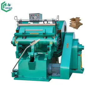 hydraumatic box self-adhesive sticker creasing machine carton printing slotting die-cutting machine manual