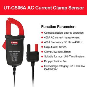 UNI-T UT-CS06A เซ็นเซอร์วัดกระแส400A แอมมิเตอร์สำหรับการทดสอบมัลติมิเตอร์ - Product Image 2