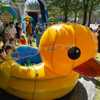 Canard gonflable piscine étang jaune sports nautiques extérieur gonflable piscine canard flotteur jouet pour adultes et enfants été