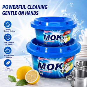 425g Mehrzweck-Küchenreiniger-Creme mit Zitronenduft der Marke MOK Geschirrspülpaste - Product Image 2