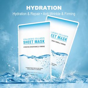 Masque facial hydratant et raffermissant au collagène et à l'acide hyaluronique, 25g, vente en gros d'usine - Product Image 2