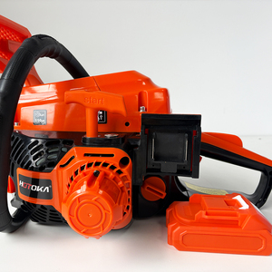Tronçonneuse à essence HOTOKA à démarrage électrique, 58cc, moteur à essence 2 temps, pour le travail du bois professionnel - Product Image 6