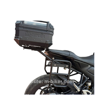 Cadre M-Biker MT15 Modèle 3 avec porte-bagages latéral de type boîte en matériau THP CHU LC, capacité 8L pour le rangement