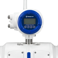 Meter Gas Ultrasonik Flens Baja Tahan Karat 6 inci dengan Akurasi +/-0,5% dan Rentang 16,6-2328 Nm3/jam