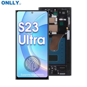 หน้าจอ AMOLED แบบสัมผัสพร้อมกรอบสำหรับเปลี่ยน ซัมซุง S22 Ultra S23 Ultra พร้อมจอ LCD สแกนลายนิ้วมือ ลดราคาพิเศษ - Product Image 2