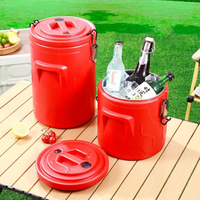 Speisenwärmer für Gewerbliche Gastronomie 5L-10L-30L-40L 50L-70L 80L Isolierter Metall-Speisebehälter & Thermischer Suppenbehälter für Hotel-Buffet