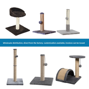 <span class=keywords><strong>Arbre</strong></span> à <span class=keywords><strong>chat</strong></span> Pawise en bois <span class=keywords><strong>gris</strong></span> foncé de luxe, personnalisable, avec sisal, hauteur réglable, résistant aux griffures, pour extérieur, en carton, vente en gros - Product Image 6