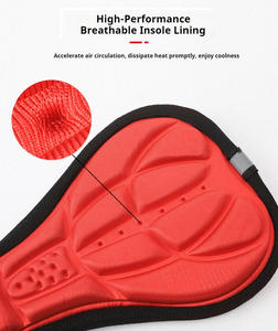 Housse de <span class=keywords><strong>selle</strong></span> de vélo BUCKLOS 3D Gel rembourrée colorée pour coussin de siège de vélo Mountain <span class=keywords><strong>Fixie</strong></span> - Product Image 4