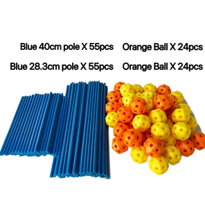 Giáo dục trẻ em tự làm 158pcs xây dựng nối Pháo đài tập thể dục tư duy kỹ năng-Đồ chơi - Product Image 3