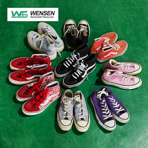 Chaussures de Marque d'Occasion à Semelle en Caoutchouc Style Populaire, Tailles Mixtes, Type Converse/Vans, <span class=keywords><strong>pour</strong></span> Hommes, Tendance et Respirantes - Product Image 4