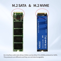 SSD M.2 SATA 2280 haute vitesse 256 Go 512 Go 1 To SATA III 6 Gb/s pour PC portable OEM ODM