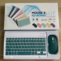 Keyboard Mini Split Ultra Tipis RGB Backlit Nirkabel BT Kustom 78 Tombol untuk iPad Tablet Portabel Antarmuka USB-C Dapat Diisi Ulang Plastik