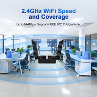 Enrutador WiFi6 Red rápida y estable Empresa 3000Mpbs MT7981 Gigabit Dualband Wireless Openwrt Router Wifi 6 Routers domésticos