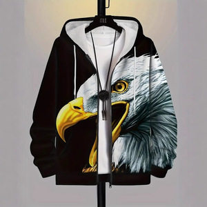 休闲拉链连帽衫 免费设计服务 定制艺术品 OEM ODM 工厂直供 高品质连帽运动衫 适合进口商 - Product Image 5