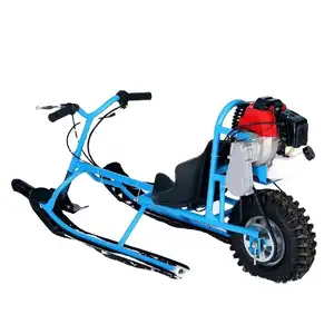 批发新设计冬季塑料49CC安全儿童电动雪地摩托雪地赛车