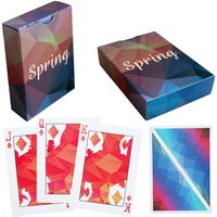 Cartes à jouer personnalisées 100% plastique 63x88mm Vernis brillant CMJN