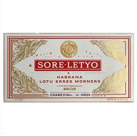 Étiquettes de cigares personnalisées de luxe haut de gamme, étiquette pour cigares cubains, logo en feuille d'or en relief, bandes de cigares, étiquettes, fournisseur en gros