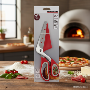 Forbici da Cucina in Nylon 27X1.5X9cm 27X15x9cm Resistenti al Calore Lavabili in Lavastoviglie Forbici per Pizza Facili da Usare Veloci Pratiche Morbide - Product Image 3