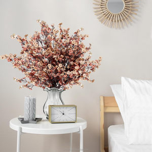 <span class=keywords><strong>Fleurs</strong></span> artificielles en soie naturelle, branche de gypsophile faite à la main, 48 cm, pour centre de table de mariage, bouquet, photographie - Product Image 4