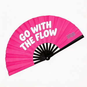 Éventail japonais personnalisé à motif bruyant pour mariage, idéal comme cadeau - Product Image 2