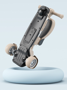 Patinete Infantil Cuatro en Uno para Exteriores con Manillar Plegable y Función de Elevación, con Tres Ruedas y Material Plástico - Product Image 6
