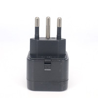 Adaptateur de prise suisse avec prise de type J 10A250V, couleur blanche, rallonge universelle pour voyages commerciaux, adaptateur Schuko vers prise suisse