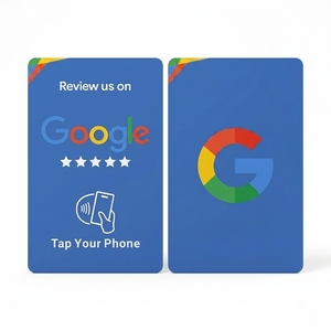 Tarjeta NFC Inteligente para Reseñas de <span class=keywords><strong>Google</strong></span>, Toque para Dejar un Comentario, <span class=keywords><strong>Funciona</strong></span> con Todos los Teléfonos, Reutilizable - Product Image 1