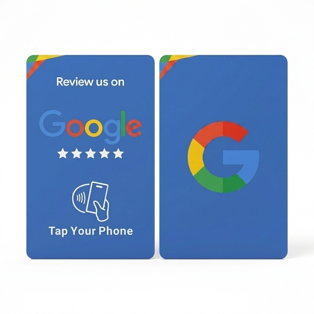NFC Smart Review Card for Google Reviews, Tap to Feedback, Works with All Phones, Reusable