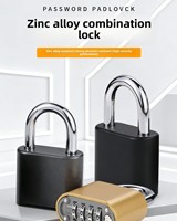 Cadenas à combinaison à 4 chiffres |   Cadenas mécanique sans clé à combinaison en alliage de zinc, antivol et étanche, idéal pour l'extérieur
