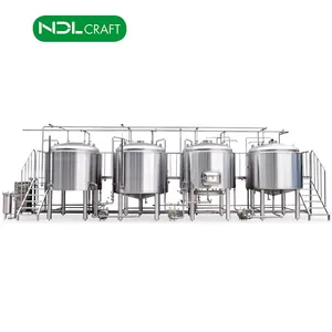 Équipement de brassage de bière commerciale de 20hl, installation complète de brassage de 2000 litres