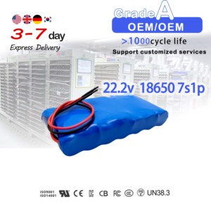 แบตเตอรี่ลิเธียมไอออนแบบชาร์จไฟได้ลิเธียมไอออน<span class=keywords><strong>24V</strong></span> 25.9V 25.2V 3500mAh 18650 7s1p แพ็กแบบกำหนดเองพร้อมการชาร์จ BMS - Product Image 1