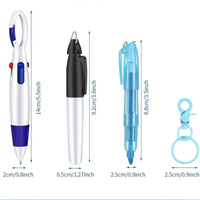 Mini kit stylo infirmière avec porte-clés médical, clip enrouleur de badge et porte-carte d'identité, cadeau de remerciement pour infirmière