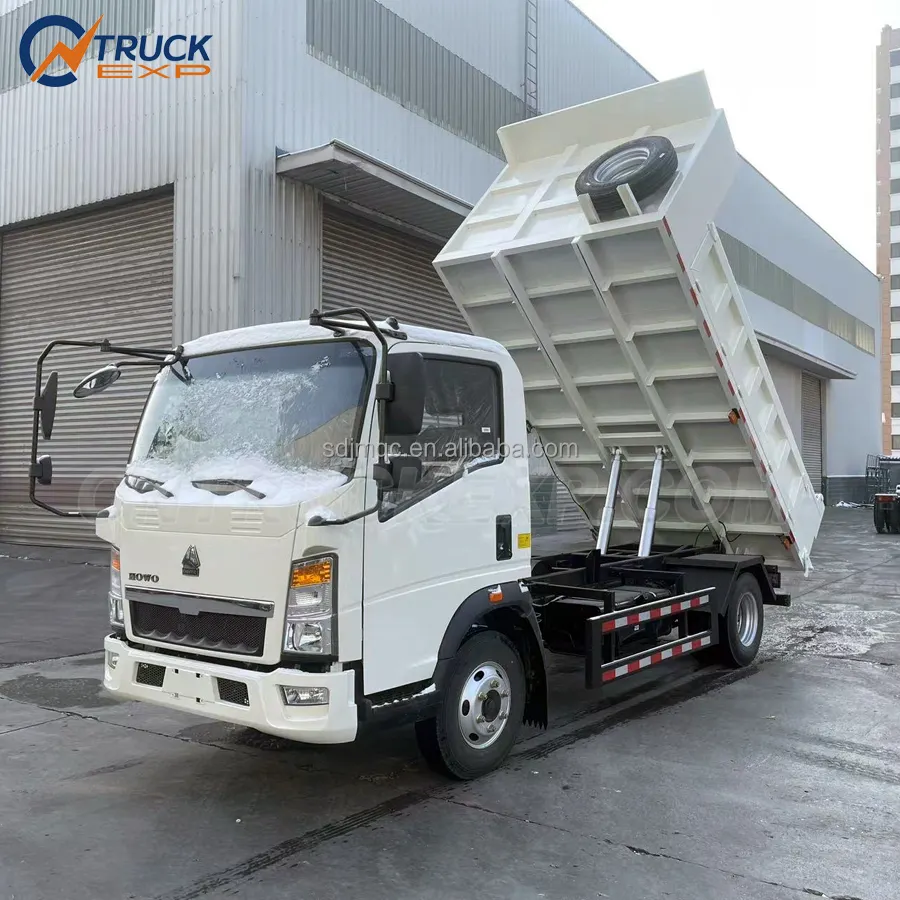 SINOTRUK ไฟฮู้ 6 ล้อ 4X2 รถดัมพ์ ZZ1047D3414C145