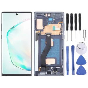 Newest design TFT Material LCD Screen Digitizer Full Assembly with Frame for Samsung Galaxy Note10+ SM-N975F