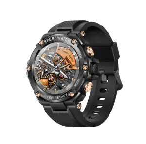 ST88 jam tangan pintar multifungsi pria, jam tangan pintar multifungsi olahraga luar ruangan panggilan BT Mode Multi-Sport