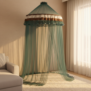 Mosquitero de Cama Doble de Poliéster Rosa Princesa Bancy, Domo Cónico Simple, Ecológico, para Todas las Estaciones, Pantalla Anti-Insectos para el Hogar - Product Image 3