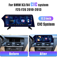 Reproductor Android 12,3 para coche de 13,0 pulgadas para BMW X3 X4 Cic Nbt Evo System F25 F26 2010-2018 años Dsp SISTEMA DE Radio estéreo navegación