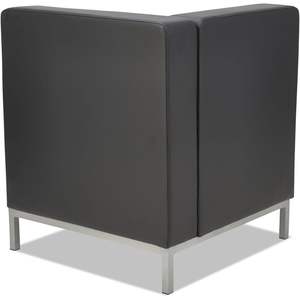 Sofá Seccional Esquinero Serie Alera QUB, 26 3/8 X 26 3/8 X 30 1/2, Negro, Juego de Sala de Estar - Product Image 3