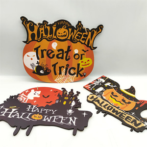 Decoración de madera de Halloween, colgante de fiesta artesanal de madera, colgante de una pieza personalizado - Product Image 6