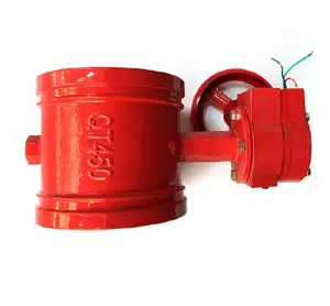 High Quality The Grooved Butterfly Valve Has The Advantages Of Compact Structure Fire-fighting Groove Butterfly Valve