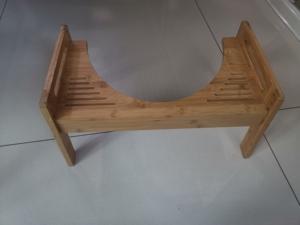 The <strong>Bamboo</strong> Original Adjustable Height Bathroom Toilet <strong>Stool</strong> - Product Image 6