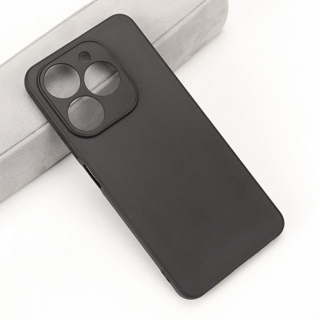 Matte Silicone Phone Case for Blackview Oscal Flat 3C Black TPU Back Cover Mobile Phone Case