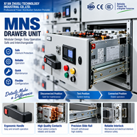 Tableau électrique MNS Form 4B 630A 6300A IP4X, ensemble de commande de puissance modulaire de type tiroir pour projets industriels