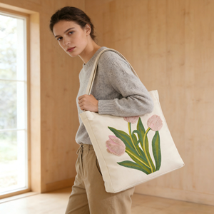 Bolsa de Mano de Lona con Estampado de Letras Duradera, Impresión Personalizada, Precio al por Mayor, Gran Capacidad, Bolsa de Compras Reutilizable, Entrega Rápida - Product Image 6