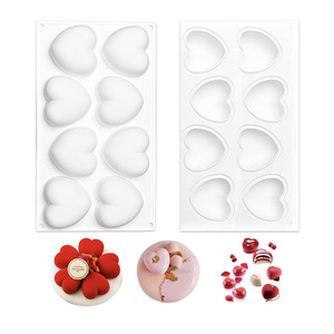Moldes <span class=keywords><strong>de</strong></span> silicona <span class=keywords><strong>de</strong></span> corazón <span class=keywords><strong>3D</strong></span> para hornear Mousse Cake <span class=keywords><strong>Molde</strong></span> <span class=keywords><strong>de</strong></span> silicona <span class=keywords><strong>3D</strong></span> para hornear dulces Pastelería Chocolate Trufa <span class=keywords><strong>Molde</strong></span> <span class=keywords><strong>de</strong></span> silicona Corazones - Product Image 1