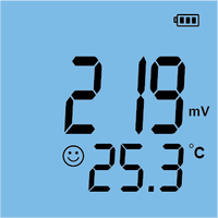 Testeur de poche numérique LCD portable PH ORP, analyseur multiparamètres de la qualité de l'eau pour l'analyse d'échantillons liquides et de petits volumes