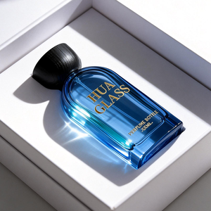 Flacone di Profumo Vuoto Quadrato Trasparente di Lusso Personalizzato da 30ml 50ml 100ml con Pompa Spray <span class=keywords><strong>e</strong></span> Tappo in Legno, Confezione Regalo - Il Più Venduto - Product Image 4