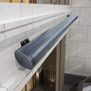 Auvent électrique automatique GULI de qualité supérieure à cassette intégrale en aluminium pour fixation murale – Auvent complet pour extérieur - Product Image 6