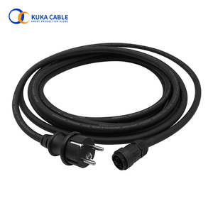 Câble d'adaptateur secteur 3 broches M25 M19 M16 avec prise EU, compatible avec les onduleurs micro-réseau série <span class=keywords><strong>WVC</strong></span> <span class=keywords><strong>300</strong></span>-2800W - Product Image 4